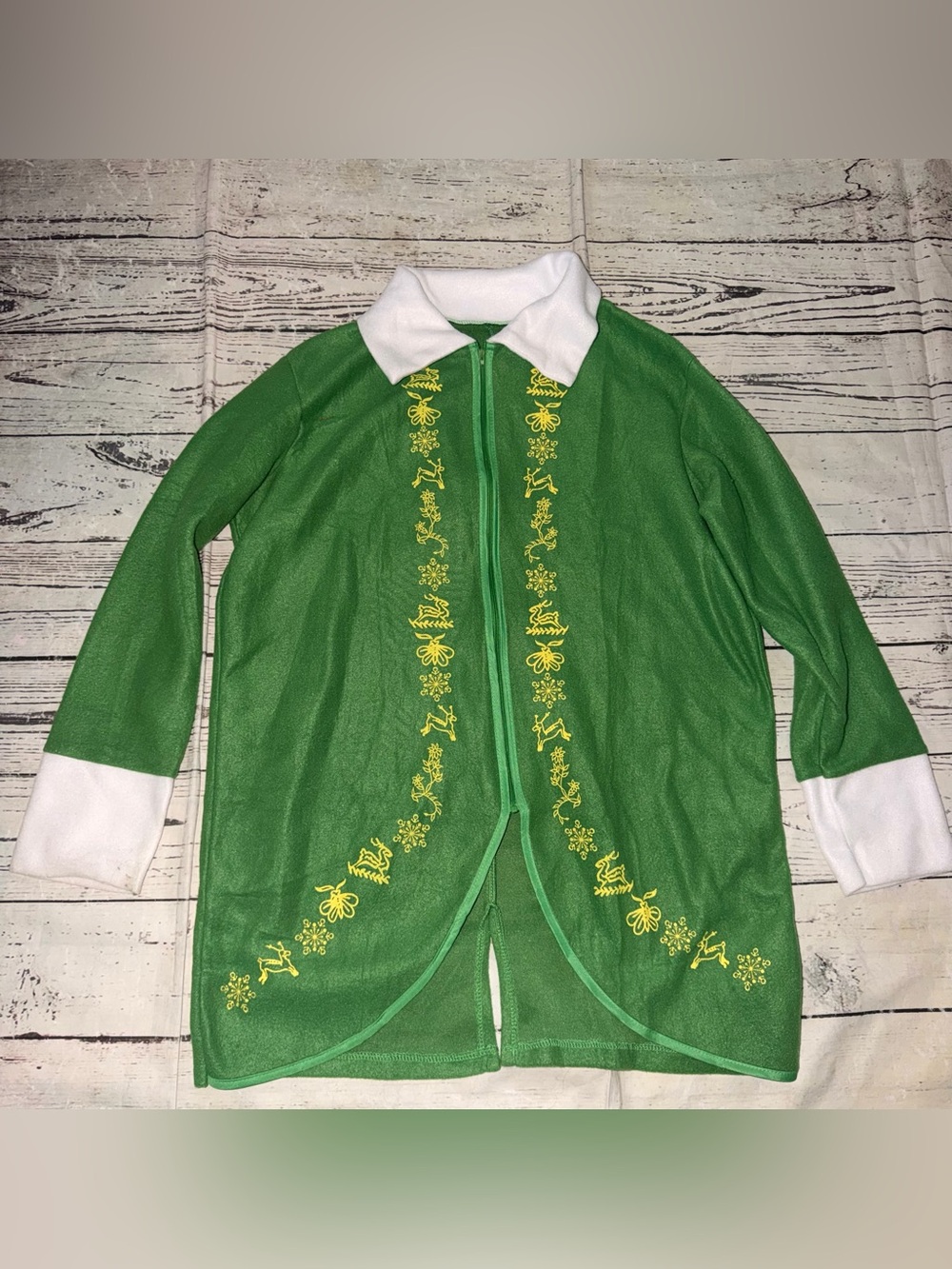 Green Buddy the Elf costume jacket